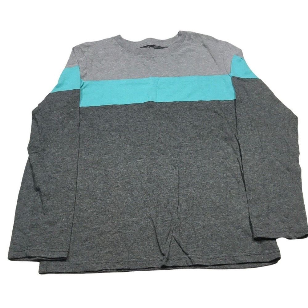 Urban Pipeline Boys Size Large Gray Blue The Awesomely soft‎ ultimate Tee Long